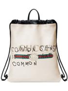 Gucci Gucci Coco Capitán Logo Backpack - Nude & Neutrals