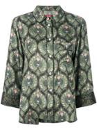 F.r.s For Restless Sleepers Printed Button Up Shirt - Green