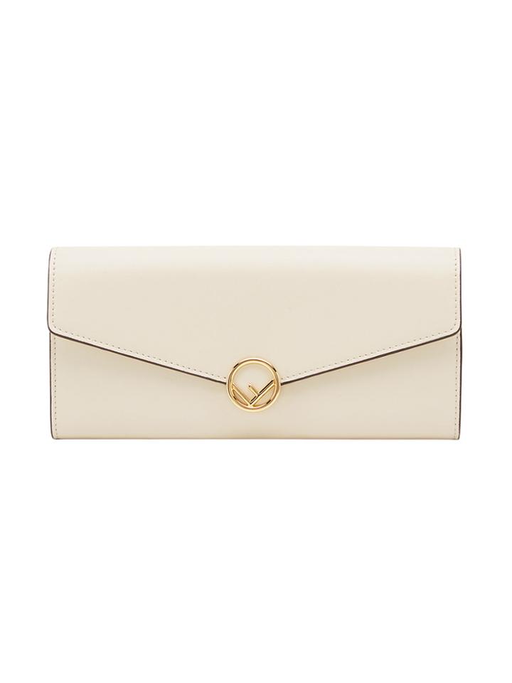 Fendi Continental Wallet - White