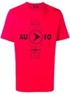 Diesel Slogan Print T-shirt - Red