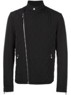 Versus Quilted Biker Jacket, Men's, Size: 52, Black, Cotton/polyester/wool