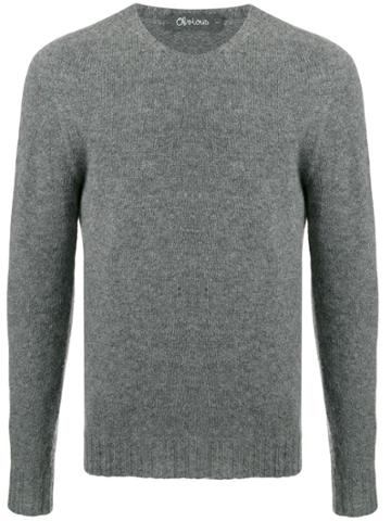 Obvious Basic Crewneck Jumper - Grey