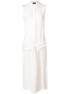 Joseph Knotted Shirt Dress - White