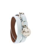 Alexander Mcqueen Double Wrap Bracelet - Blue
