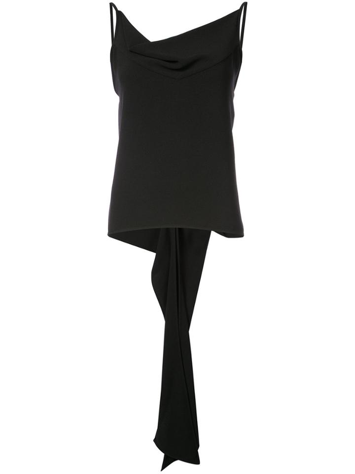 Gareth Pugh Draped Neck Top - Black