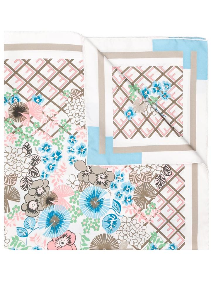 Fendi Foulards 90x90 - White