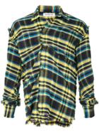 Ground Zero Draped Check Shirt - Multicolour