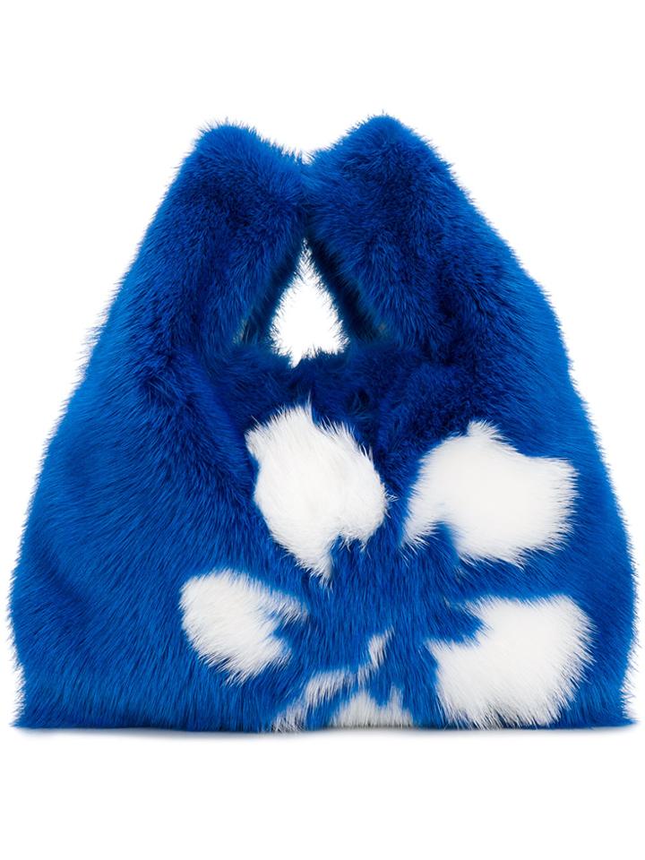 Simonetta Ravizza Mini Furrissima Tote - Blue
