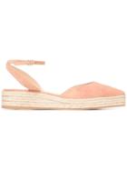 Paul Andrew Pointy Toe Espadrilles - Nude & Neutrals