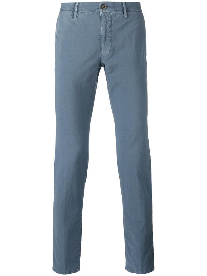 Incotex - Classic Chinos - Men - Cotton/spandex/elastane - 36, Grey, Cotton/spandex/elastane