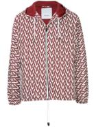 Ports V Printed Jacket - Red