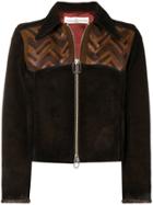 Golden Goose Deluxe Brand Fitted Leather Jacket - Brown