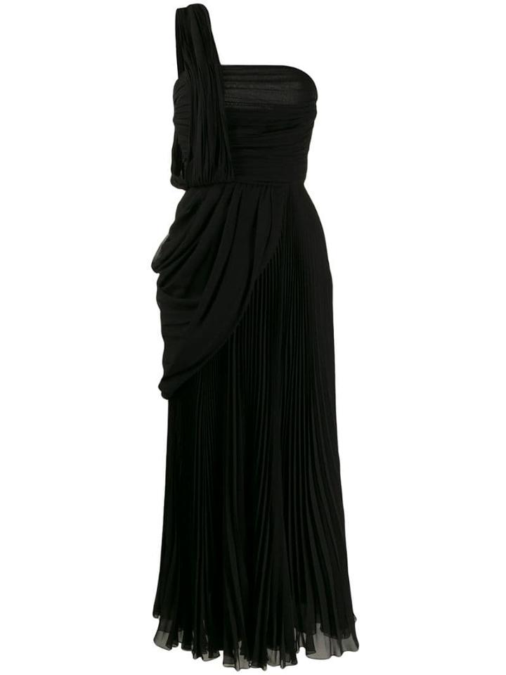 Giambattista Valli One-shoulder Structured Dress - Black