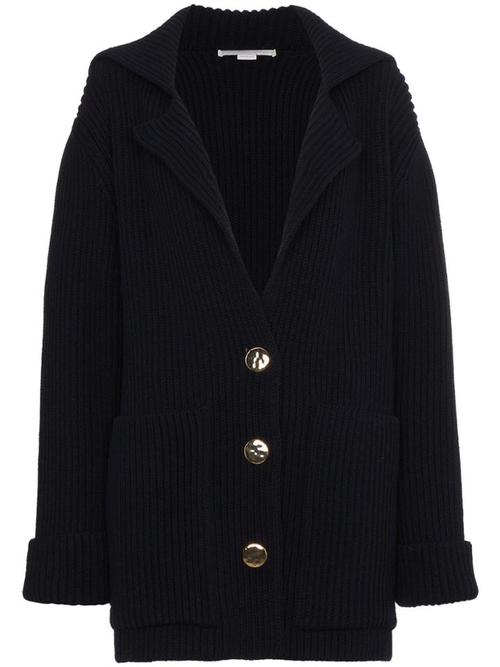 Stella Mccartney Split Side Cardigan - Blue