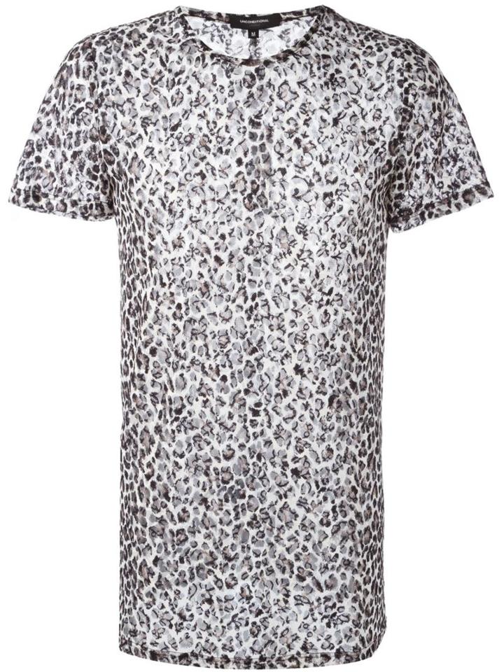 Unconditional Leopard Mesh Style T-shirt