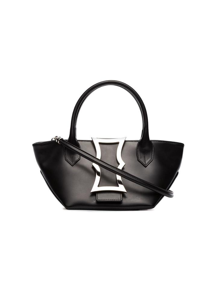 Dorateymur Black Witch Mini Leather Tote