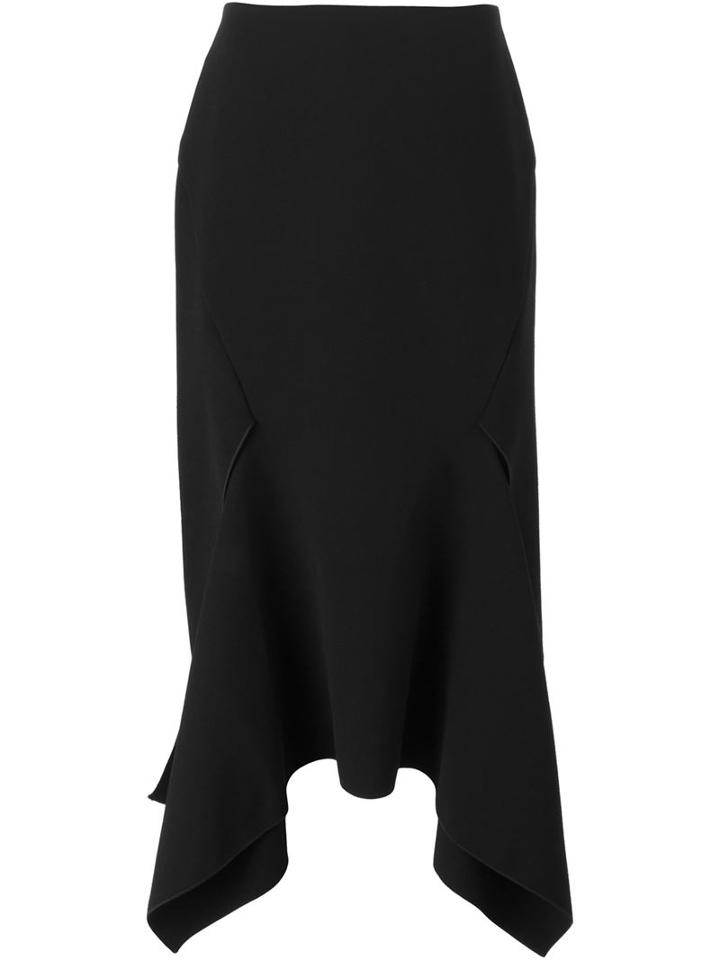 Dion Lee Paneled Draped Fitted Skirt