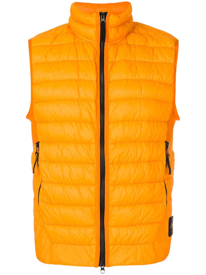 Stone Island Padded Gilet - Yellow & Orange