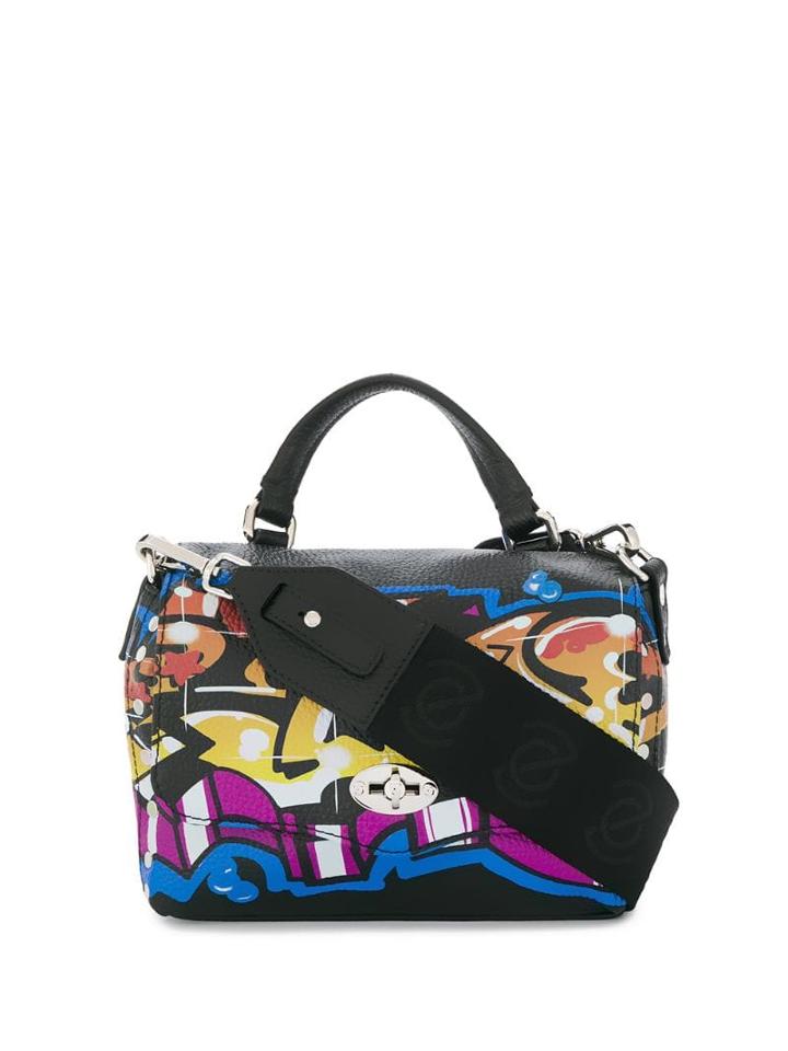 Zanellato Graffiti Baby Tote Bag - Black