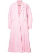 Assel Oversized Trench Coat - Pink & Purple