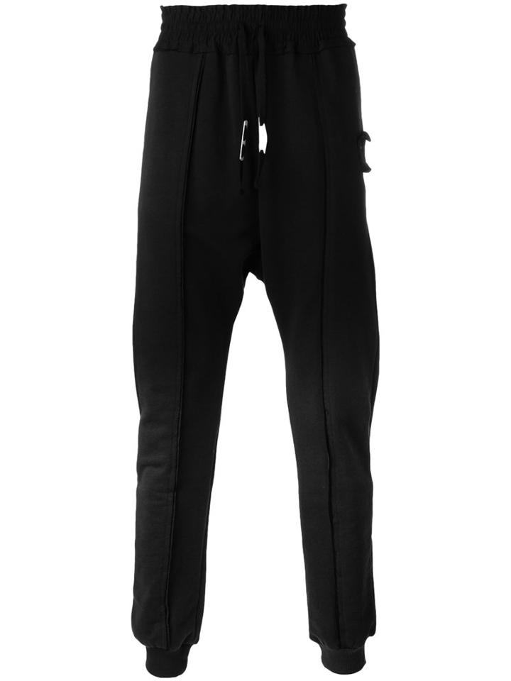 Damir Doma Pei Sweatpants, Men's, Size: Small, Black, Cotton/polyester
