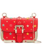 Red Valentino Star Stud Shoulder Bag, Women's, Leather/metal/plastic