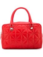 Sonia Rykiel Quilted Trunk Bag - Red