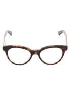Dior Eyewear Oval Glasses - Brown