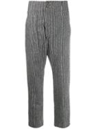 Isabel Marant Étoile Striped Cropped Trousers - Grey