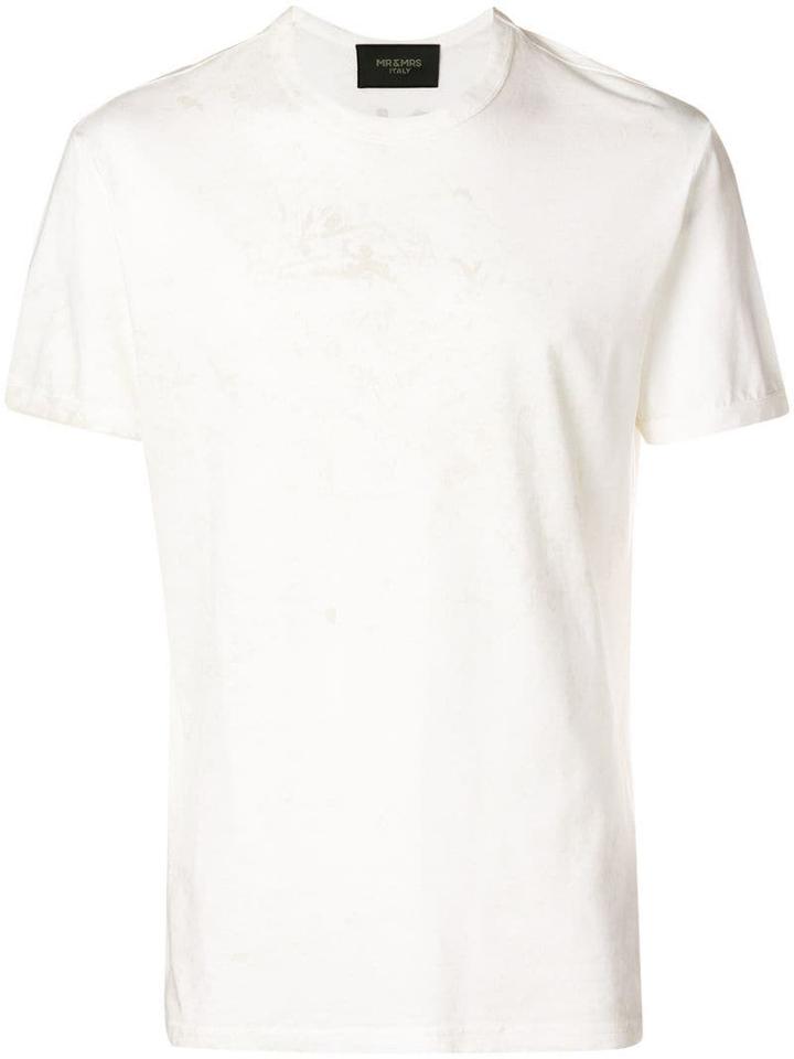 Mr & Mrs Italy Back-print T-shirt - Neutrals