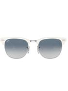 Ray-ban Clubmaster Metal Sunglasses - White