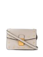 Escada Sport Studded Crossbody Bag - Grey
