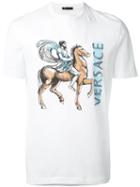 Versace - Printed T-shirt - Men - Cotton - L, White, Cotton
