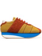 Marni Multi Coloured Suede Mesh Sneakers - Multicolour