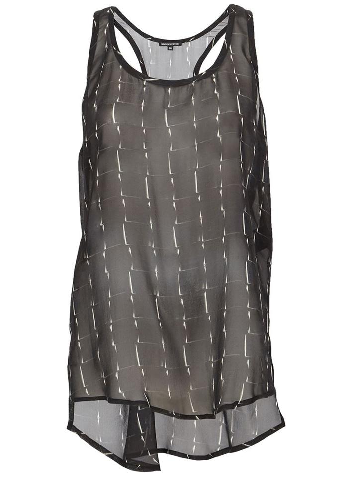 Ann Demeulemeester Square Print Top