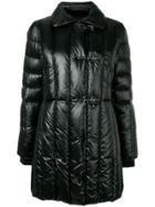 Fay Puffer Oversized Coat - Black