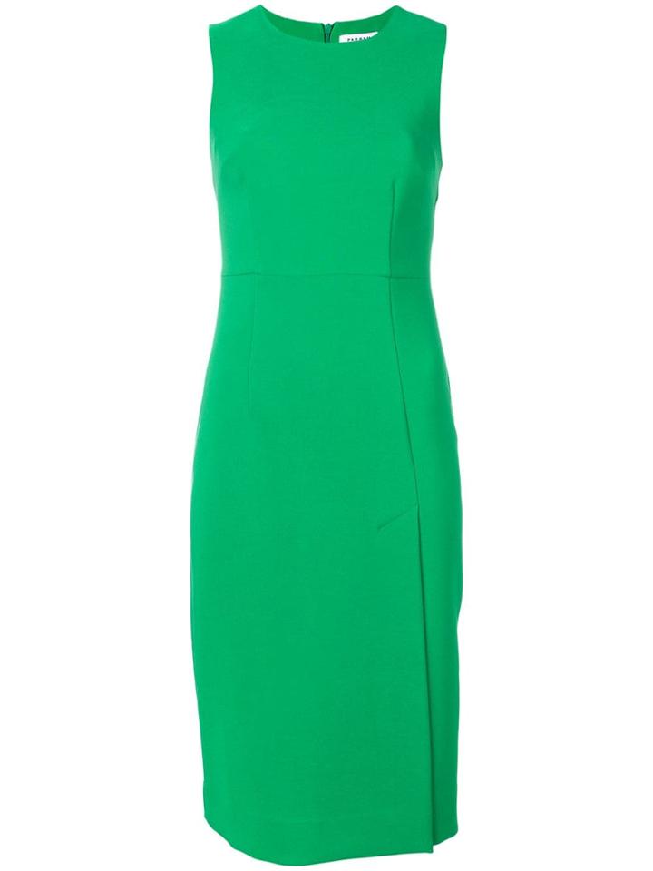 P.a.r.o.s.h. Fitted Midi Dress - Green
