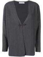 Fabiana Filippi Draped Fitted Cardigan - Grey