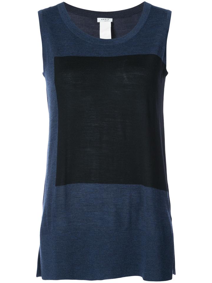 Akris Punto Tonal Knitted Blouse - Blue