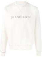 J.w.anderson Rainbow Stitch Logo Jumper, Men's, Size: Large, Nude/neutrals, Cotton