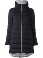 Herno Reversible Padded Coat, Women's, Size: 44, Black, Polyamide/polyurethane/feather Down