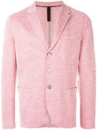 Harris Wharf London Casual Button Blazer - Pink & Purple