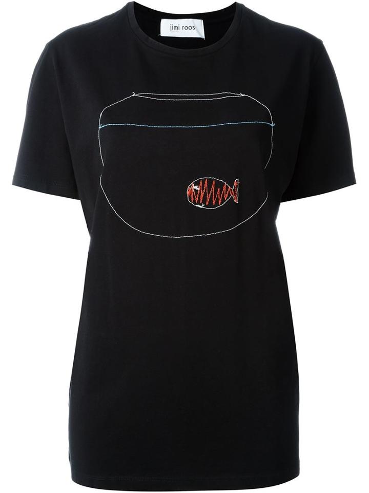 Jimi Roos Embroidered Fish Bowl T-shirt