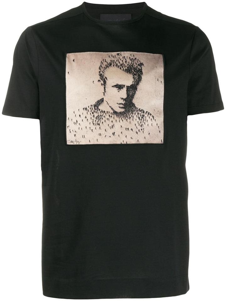 Limitato James Dean Art Print T-shirt - Black