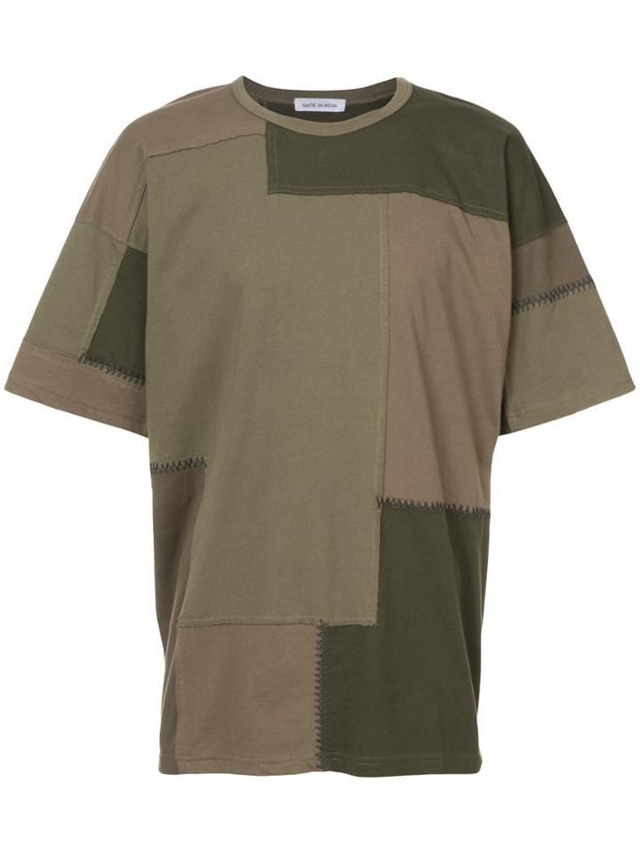Maharishi Patchwork T-shirt - Green