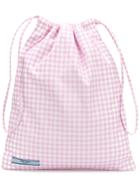 Prada Gingham Make Up Bag - Pink & Purple