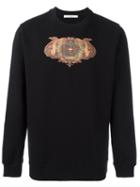 Givenchy 17 Print Sweatshirt, Men's, Size: Small, Black, Cotton