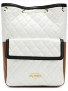 Love Moschino Quilted Backpack - White