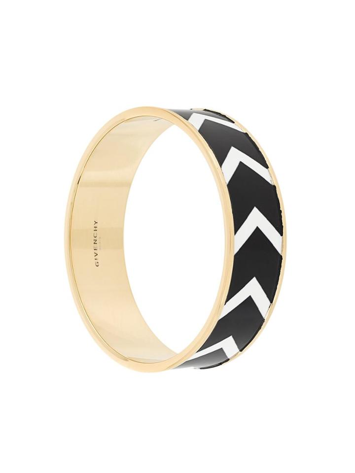 Givenchy Chevron Pattern Bracelet - Black