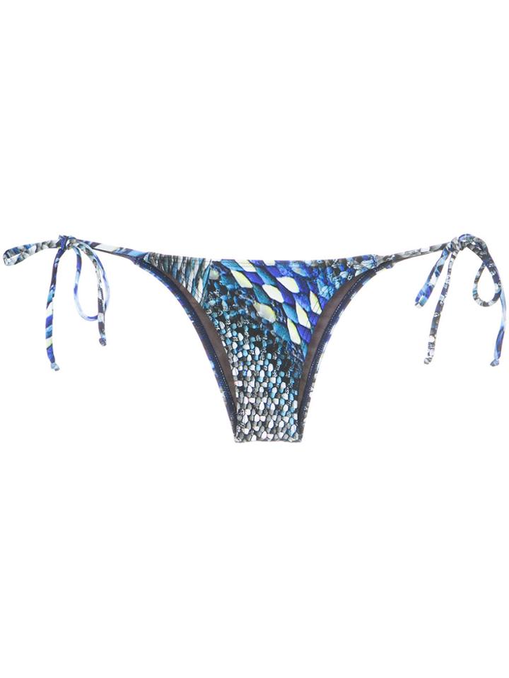 Lygia & Nanny Thai Printed Bikini Bottom - Blue